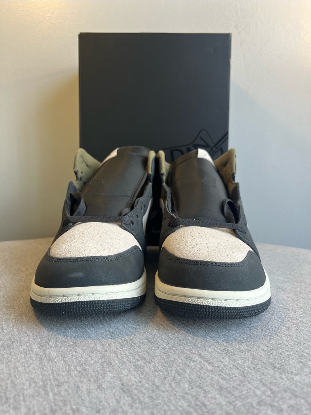 Nike Air Jordan 1 Mid SE Off Orewood Brown Off Noir Men’s Size 11 HV4091-102 - Picture 3 of 12